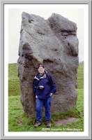 Paul at the Avebury stones