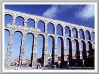 The Roman Aqueduct in Segovia