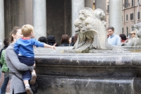 Kyle and Suzanne at a Bernini Fountain