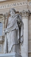 Statue of St. Paul in Front of St. Peter's