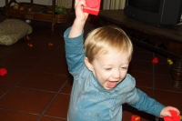 Kyle Playing at the Apartment