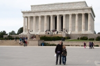 At the Lincoln Memorial