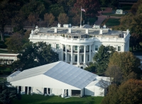 White House from the top of the Washington Monument