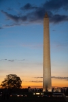 Washington Monument at Sunset