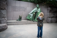 At the FDR Memorial