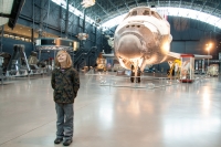 Kyle and Space Shuttle Discovery