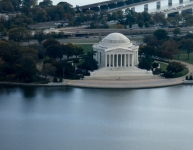 Jefferson Memorial from the top of the Washington Monument