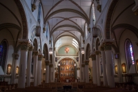 Inside Cathedral Basilica of St. Francis of Assisi