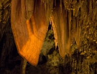 Draperies in Carlsbad Caverns