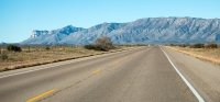 Approaching Guadalupe Mountains NP