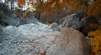 Along the Devil's Hall Trail in Guadalupe Mtns NP