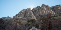 Along the Devil's Hall Trail in Guadalupe Mtns NP