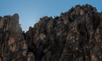 Along the Devil's Hall Trail in Guadalupe Mtns NP
