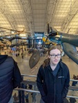 Kyle at the National Air and Space Museum Udvar-Hazy Center in Chantilly, VA