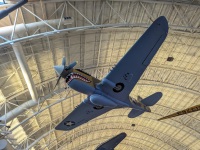 P-40E Kittyhawk at the National Air and Space Museum Udvar-Hazy Center in Chantilly, VA