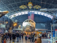 Space Shuttle Discovery at the National Air and Space Museum Udvar-Hazy Center in Chantilly, VA