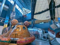Apollo Boilerplate Command Module at the National Air and Space Museum Udvar-Hazy Center in Chantilly, VA
