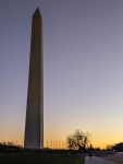 Washington Monument while running around the Mall in Washington DC