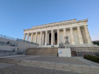 Lincoln Memorial while running around the Mall in Washington DC