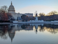 US Capitol while running around the Mall in Washington DC