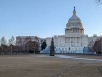 US Capitol while running around the Mall in Washington DC