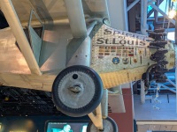 Spirit of St. Louis at the National Air and Space Museum in Washington DC