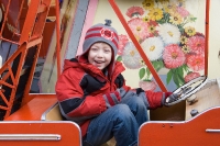 Heidelberg: Kyle on the merry-go-round