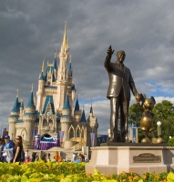 Friends and Cinderella's Castle