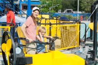 On the Aquazone with Dad