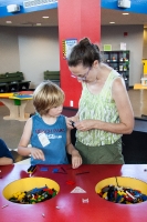 Kyle & Mom building his race car