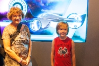 Grammy & Kyle waiting for Test Track