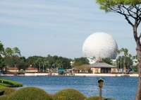 Looking across World Showcase Lagoon