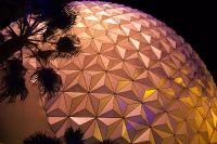 Spaceship Earth at Night