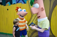 Kyle with Phineas and Ferb