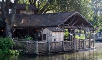 Tom Sawyer\'s Island Raft landing