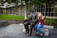 Kyle at Visitors Center at Gettysburg National Battlefield