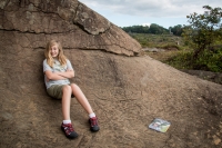 Kyle in Devils Den at Gettysburg National Battlefield