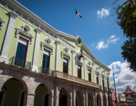 Centro Cultural Olimpo in Plaza Grande in Merida Mexico