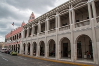 In Plaza Grande in Merida Mexico