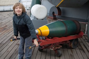 On the USS New Jersey