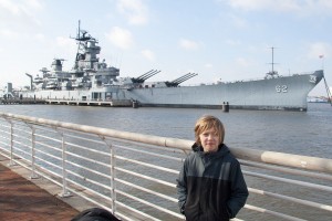 Kyle and the USS NJ