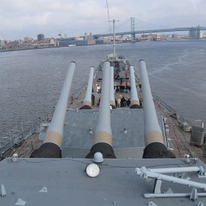 On the USS New Jersey
