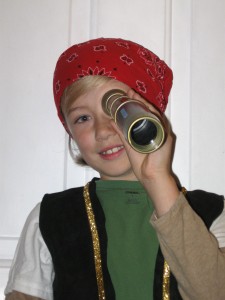 Kyle on Halloween at our house in Fanwood