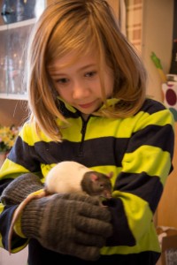 Kyle and Lucy at our house in Fanwood