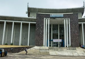 Main administration building at the University of Kinshasa