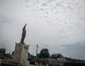 Patrce Lumumba statue in Kinshasa