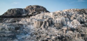 Minerva Terrace at Mammoth Hot Springs in Yellowstone